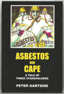 Book Cover of ASBESTOS AND CAPE, written by Peter Gartside